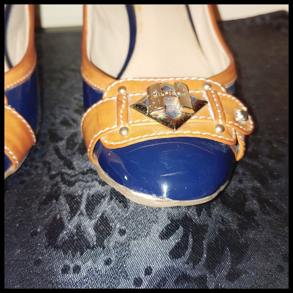 Tommy Hilfiger Navy Blue Heels 7.5 - Picture 5 of 9